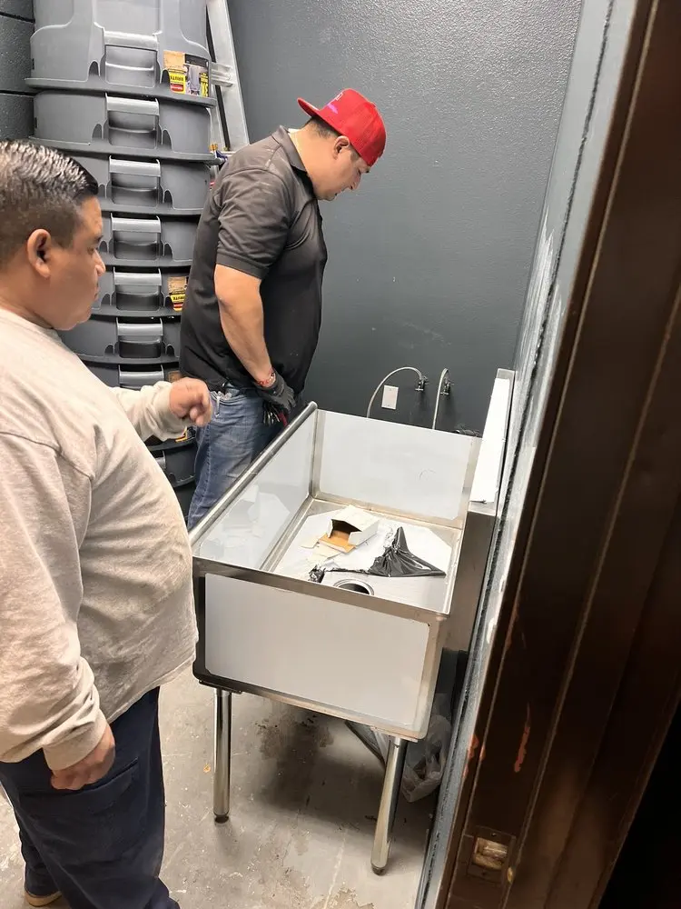 Commercial plumbing and sink installation in Gulf Gate Estates